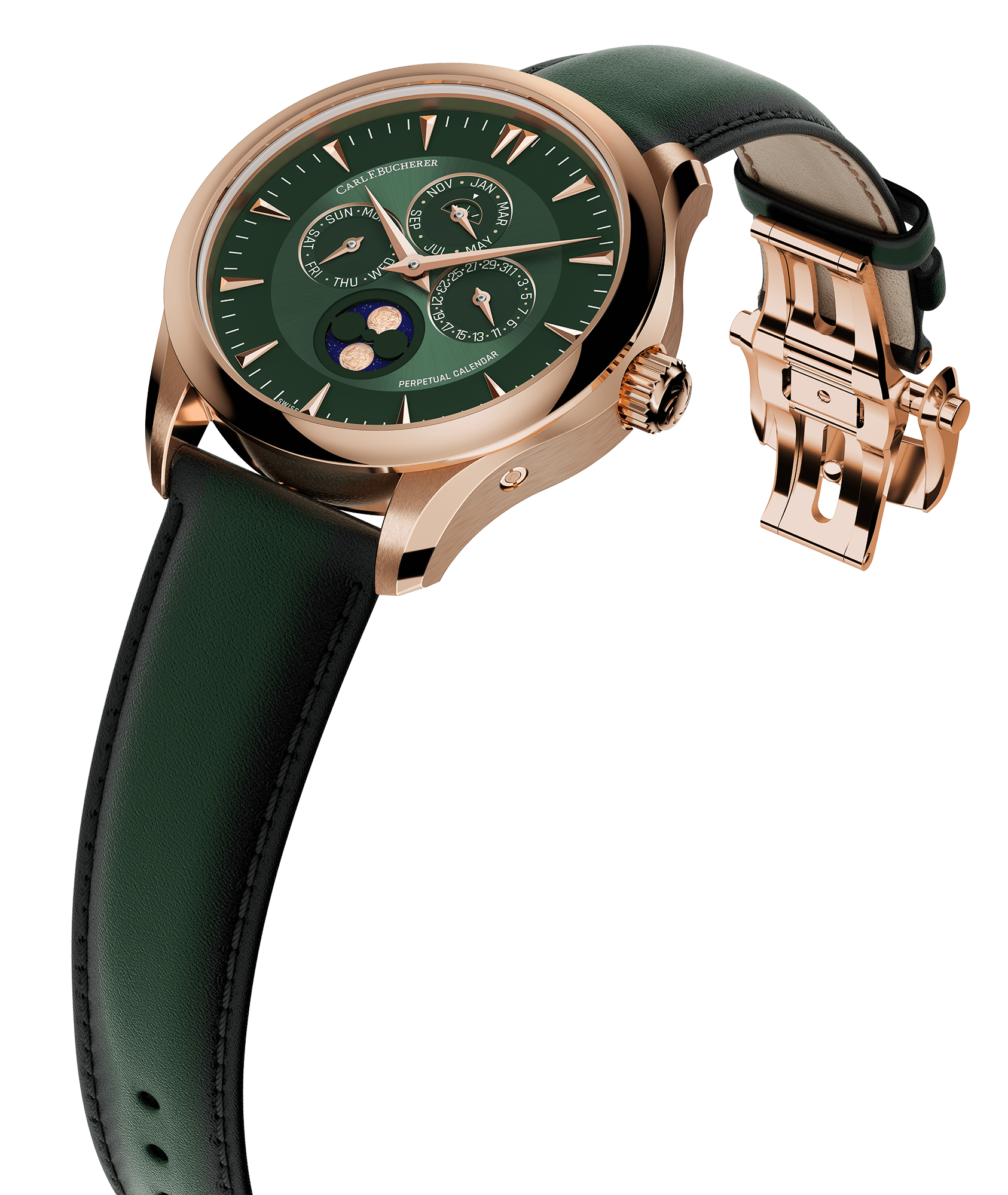 Carl F. Bucherer Manero Peripheral Perpetual Calendar 00.10916.03.93.01